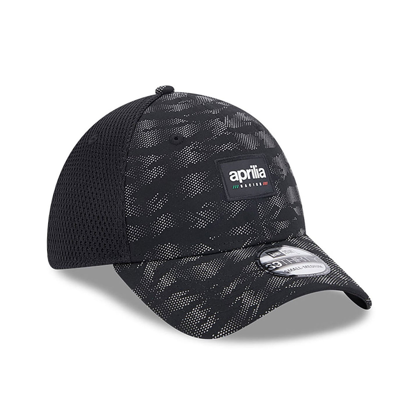 NEW ERA 39thirty kappe aprilia all over print, Schwarz