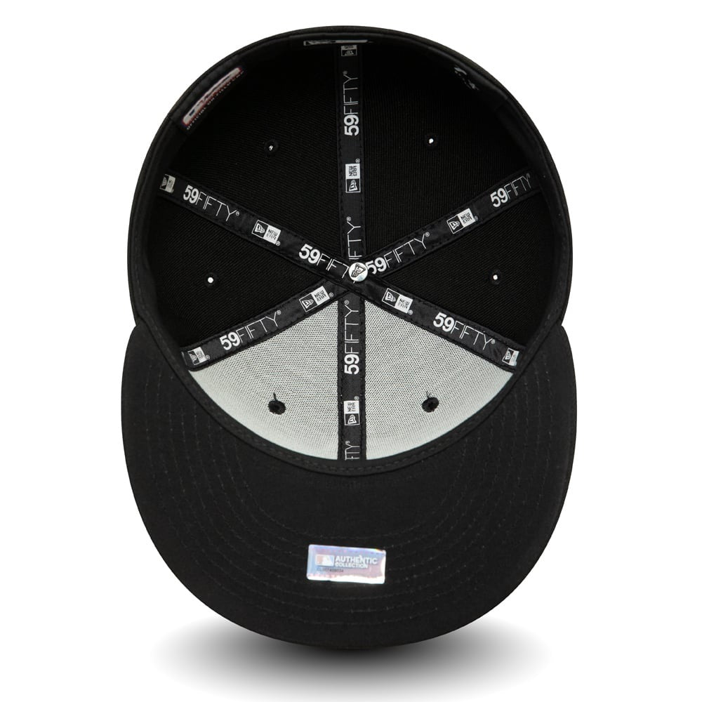 NEW ERA 59fifty kappe chicago white sox ac perf, Schwarz