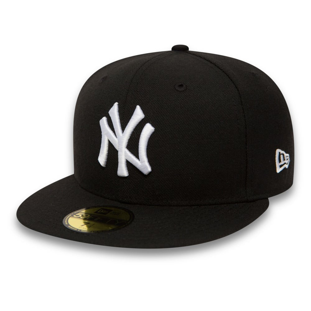 NEW ERA 59fifty kappe new york yankees essential, Schwarz