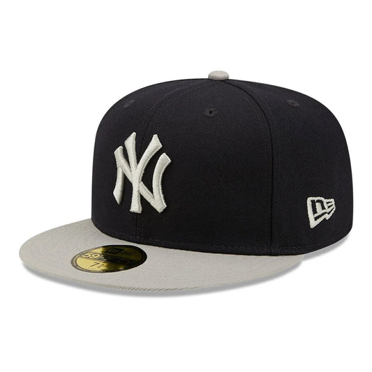 NEW ERA 59fifty kappe new york yankees side patch, Blau