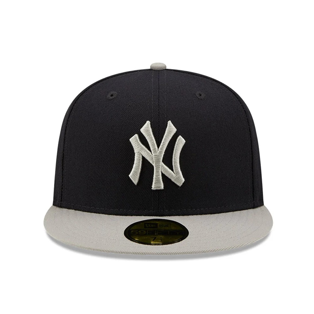 NEW ERA 59fifty kappe new york yankees side patch, Blau