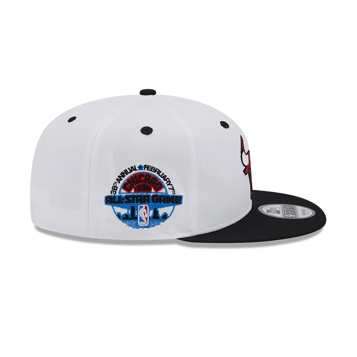 NEW ERA 9fifty kappe chicago bulls white crown patch, Weiß