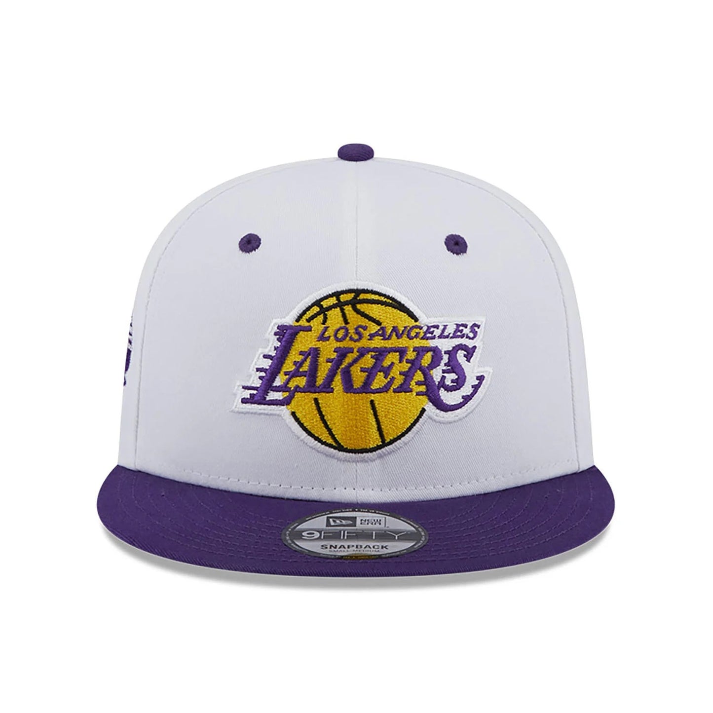 NEW ERA 9fifty kappe la lakers white crown patch, Weiß