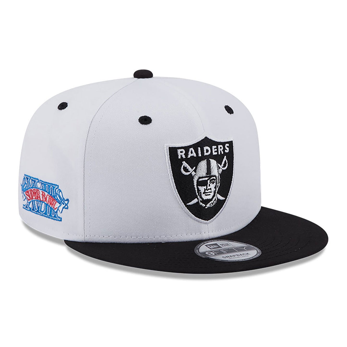 NEW ERA 9fifty kappe las vegas raiders white crown patch, Weiß