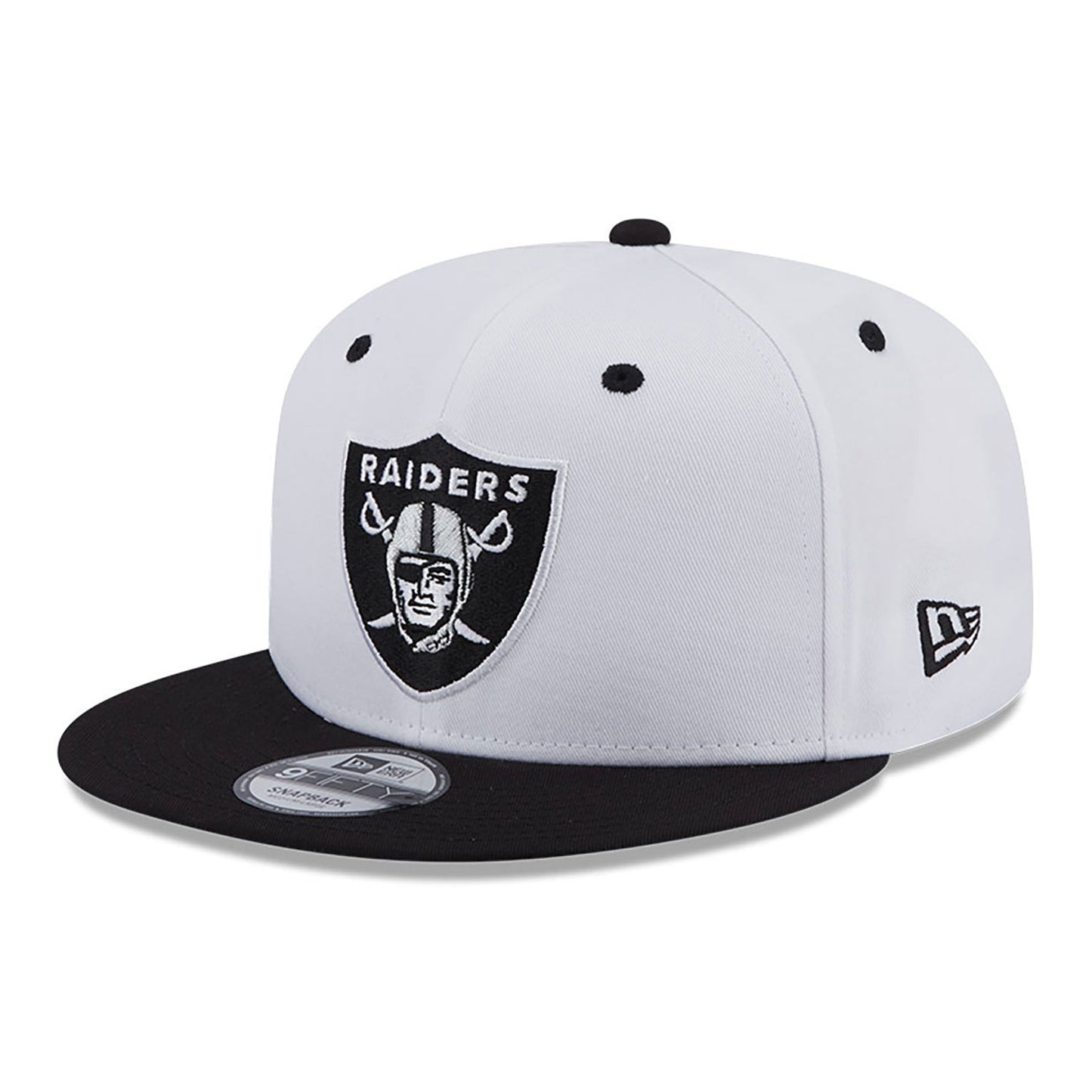 NEW ERA 9fifty kappe las vegas raiders white crown patch, Weiß