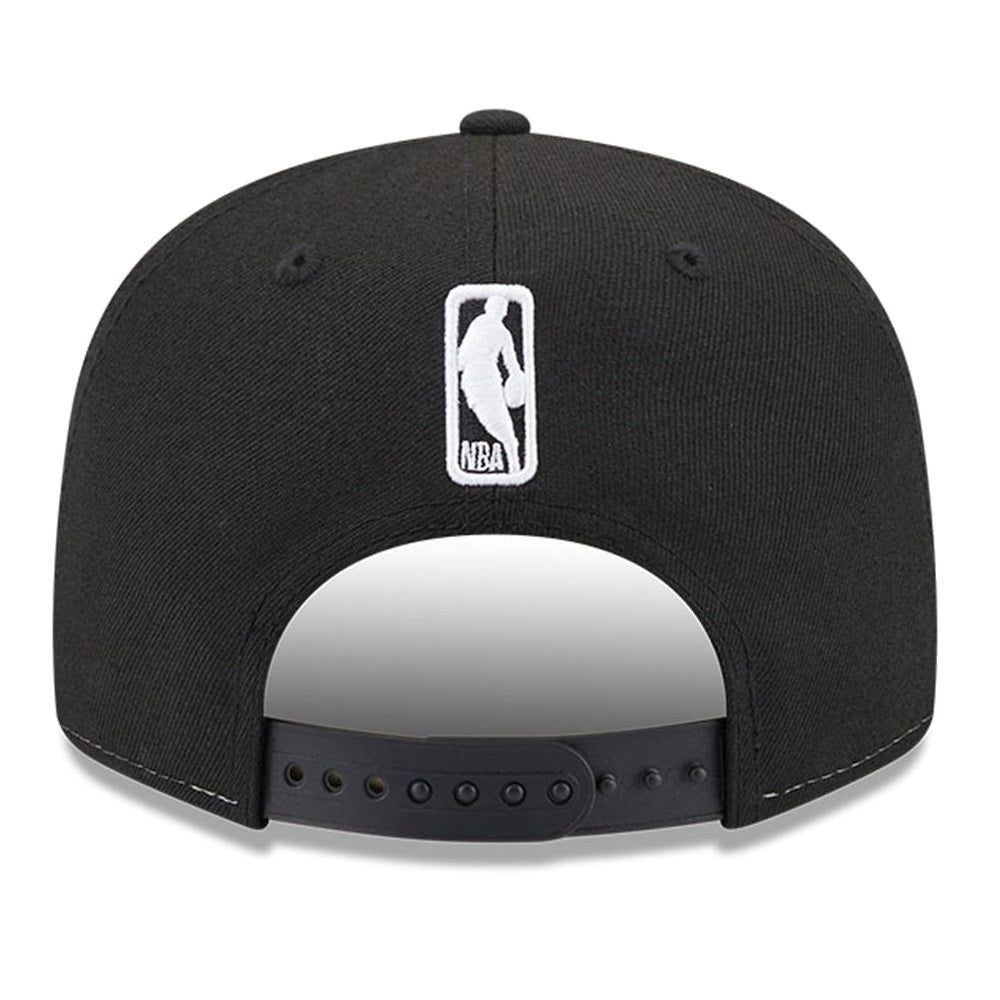 NEW ERA 9fifty kappe philadelphia 76ers nba back half schwarz