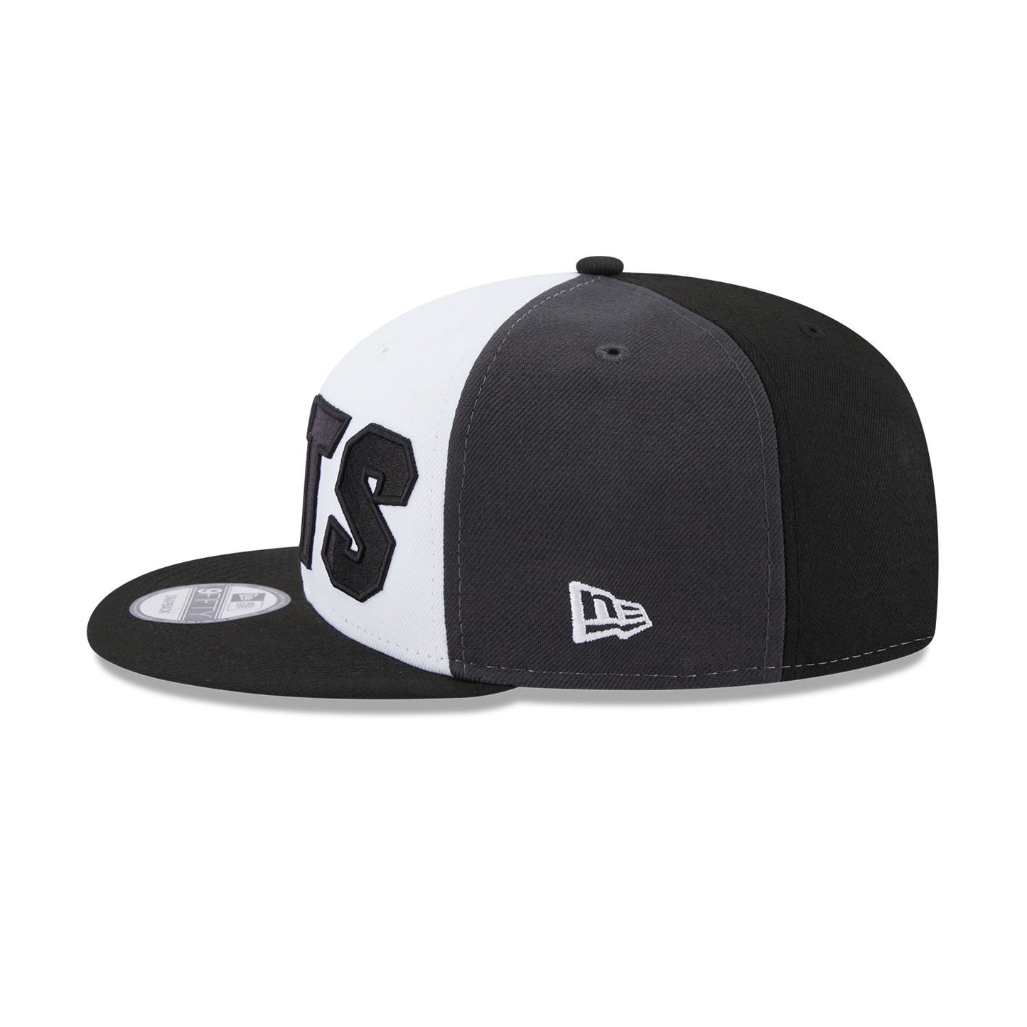 NEW ERA 9fifty kappe brooklyn net nba back half, Schwarz