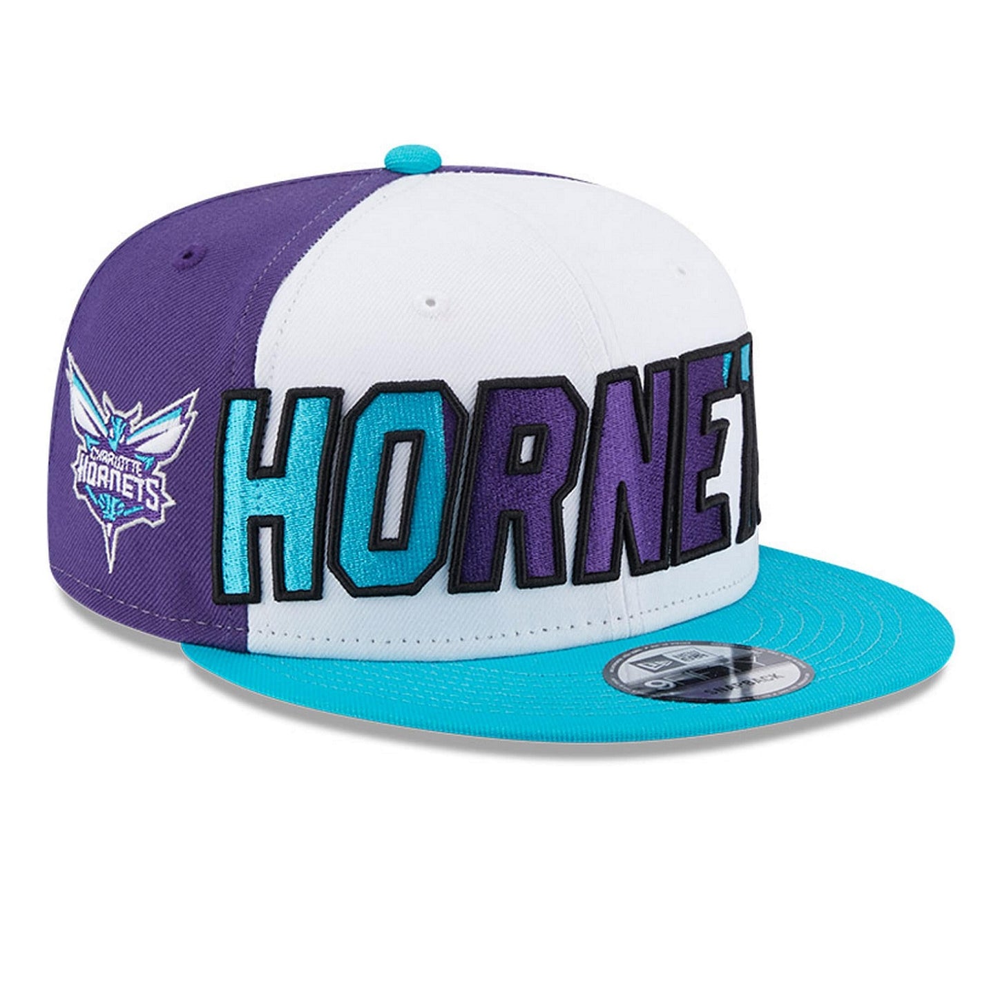 NEW ERA 9fifty kappe charlotte hornets nba back half, Lila