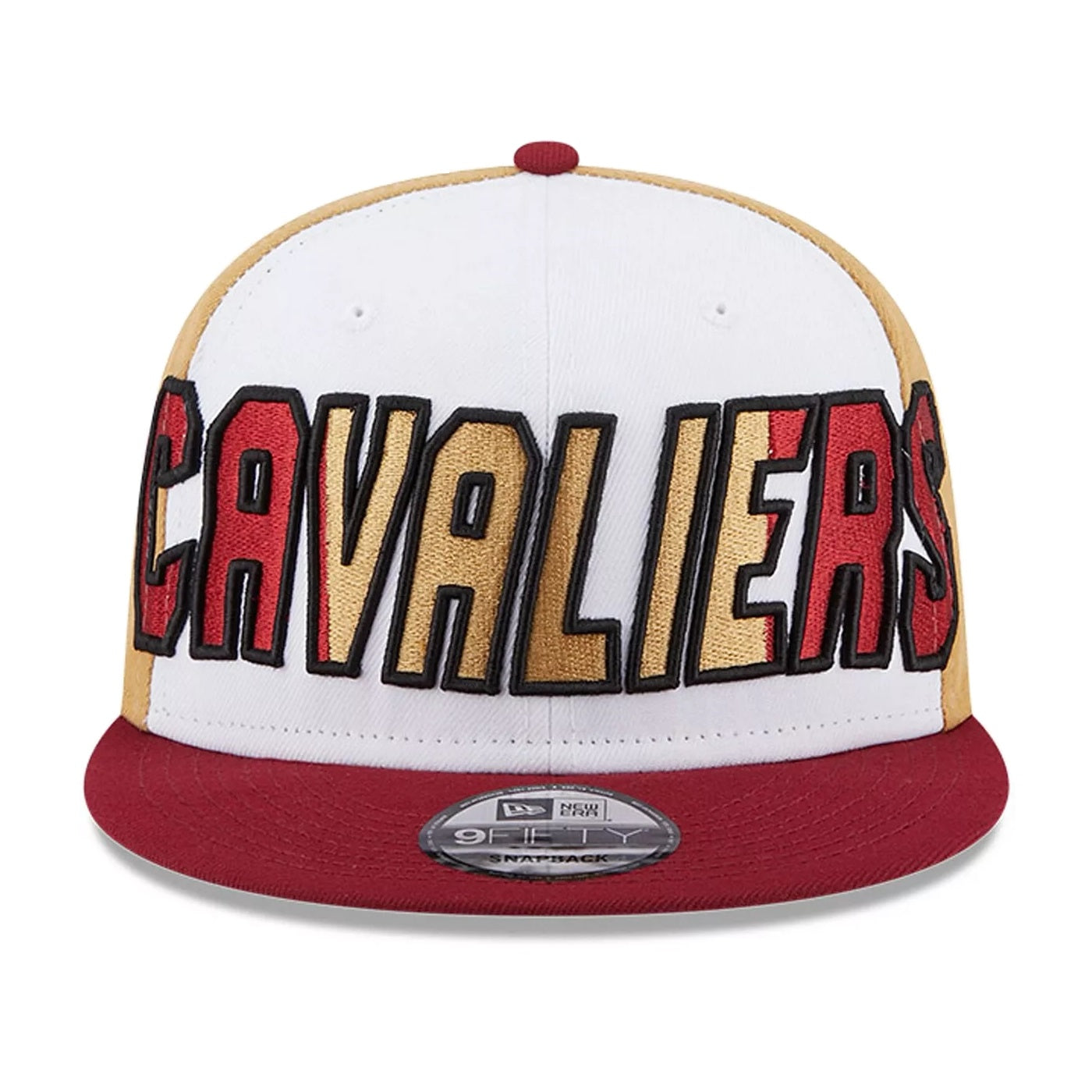 NEW ERA 9fifty kappe cleveland cavaliers nba back half, Rot