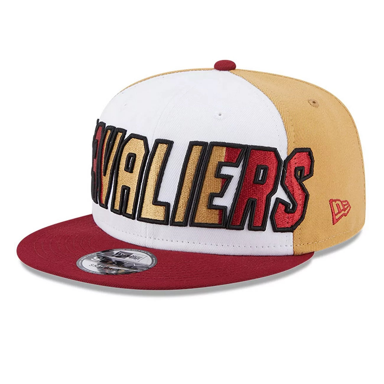 NEW ERA 9fifty kappe cleveland cavaliers nba back half, Rot