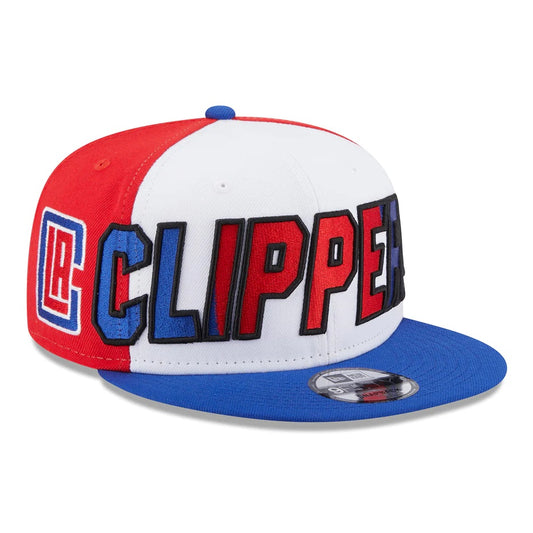 NEW ERA 9fifty kappe la clippers nba back half, Blau