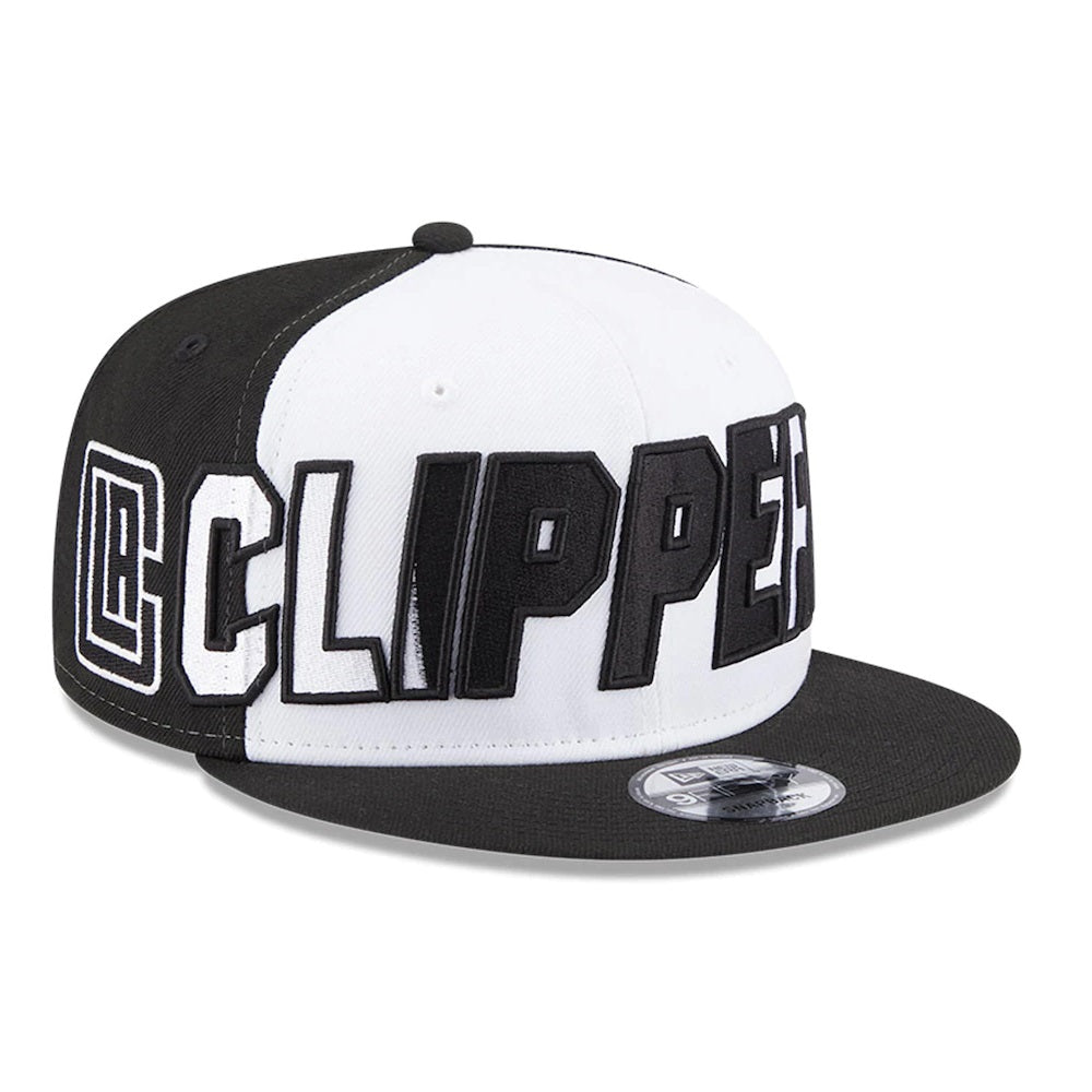 NEW ERA 9fifty kappe la clippers nba back half schwarz