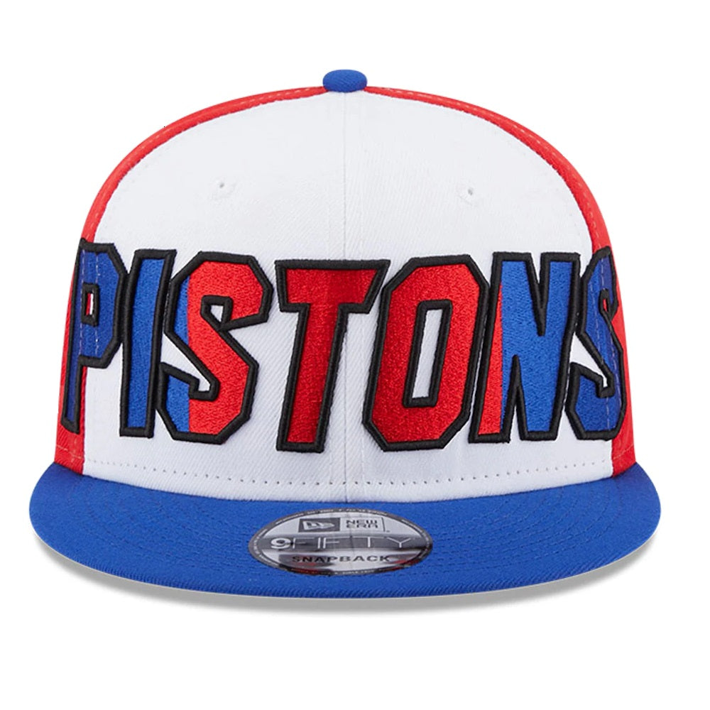 NEW ERA 9fifty kappe detroit pistons nba back half, Blau