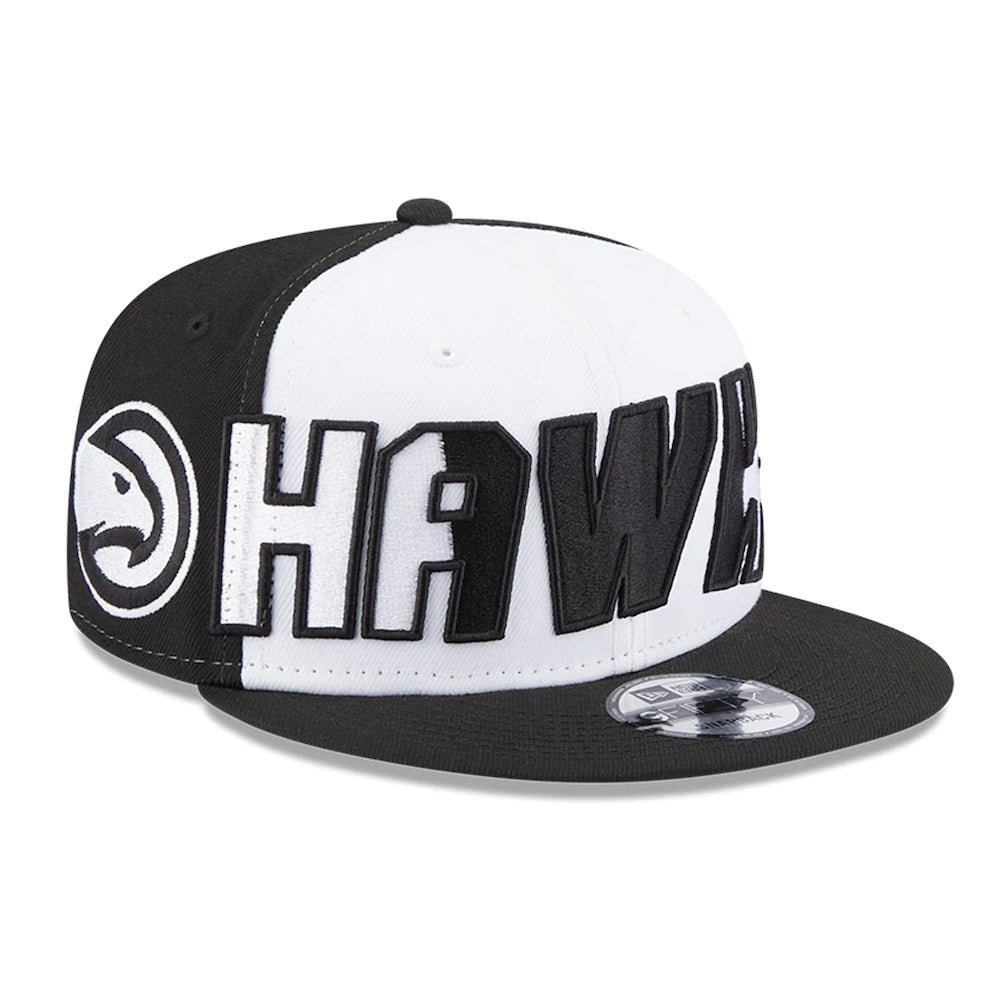 NEW ERA 9fifty kappe atlanta hawks nba back half schwarz