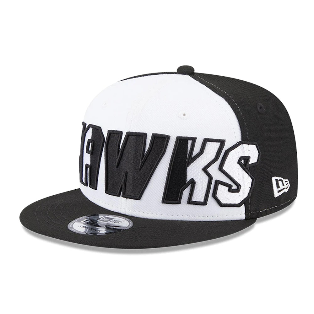 NEW ERA 9fifty kappe atlanta hawks nba back half schwarz