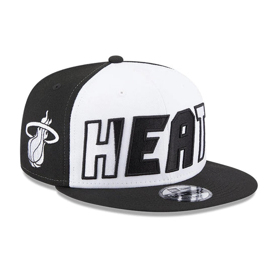 NEW ERA 9fifty kappe miami heat nba back half schwarz