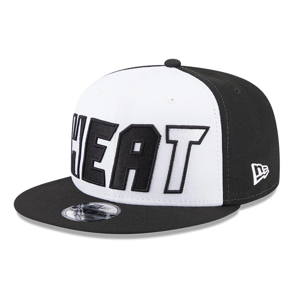 NEW ERA 9fifty kappe miami heat nba back half schwarz