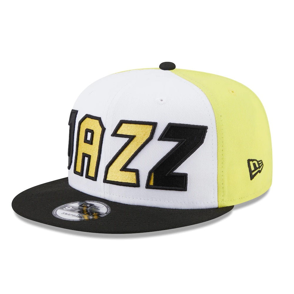 NEW ERA 9fifty kappe utah jazz nba back half, Gelb