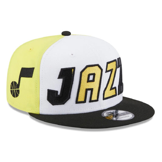 NEW ERA 9fifty kappe utah jazz nba back half, Gelb