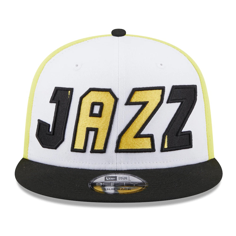 NEW ERA 9fifty kappe utah jazz nba back half, Gelb