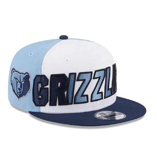 NEW ERA 9fifty kappe memphis grizzlies back half, Blau