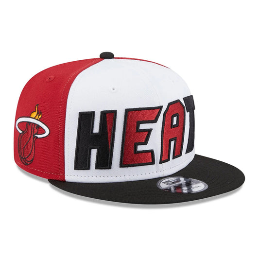 NEW ERA 9fifty kappe miami heat nba back half, Rot