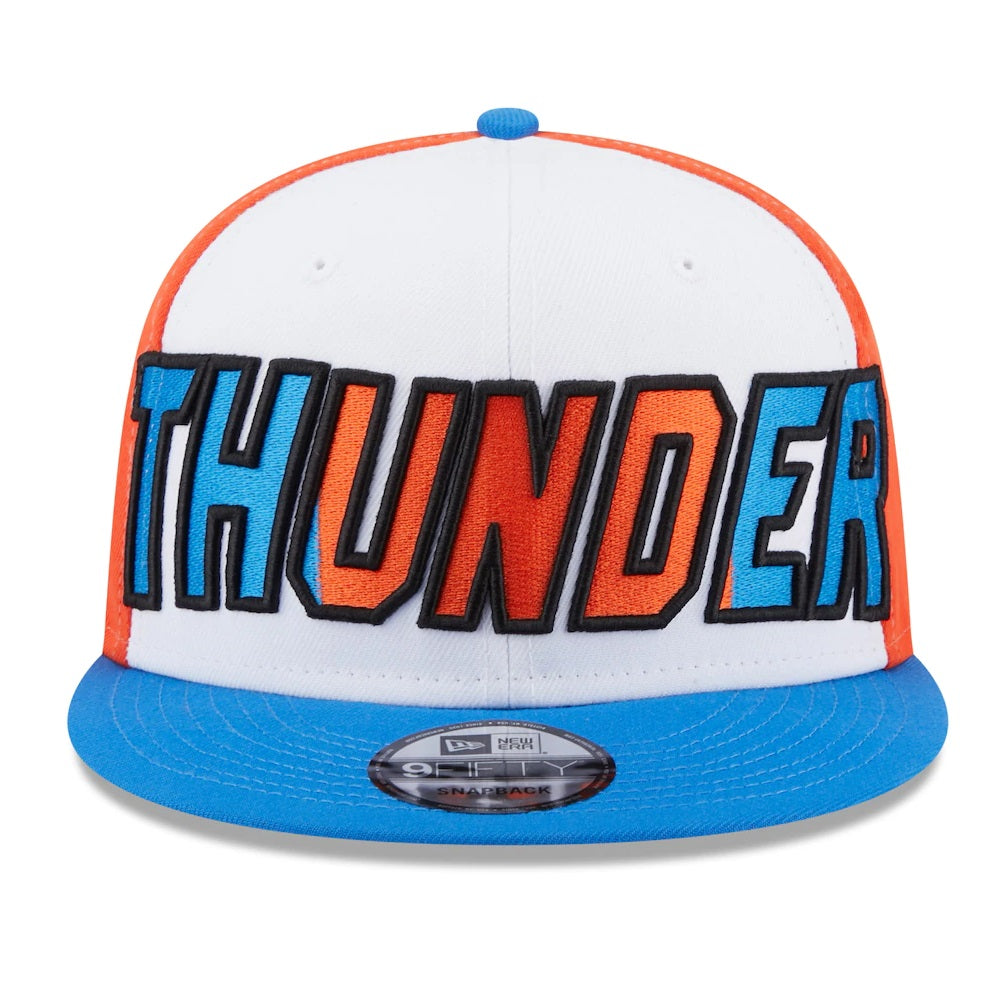 NEW ERA 9fifty kappe oklahoma city thunder nba back half, Orange