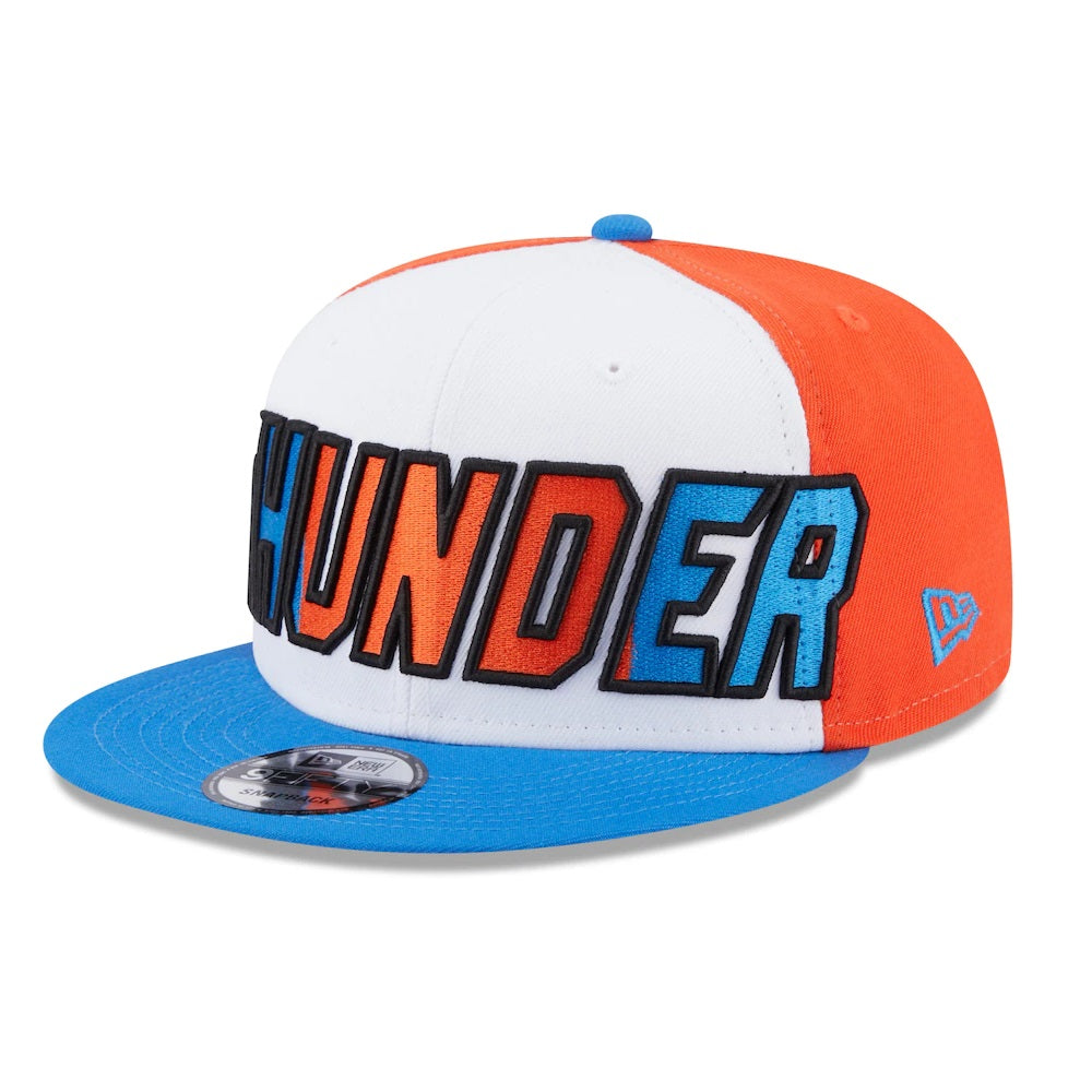 NEW ERA 9fifty kappe oklahoma city thunder nba back half, Orange