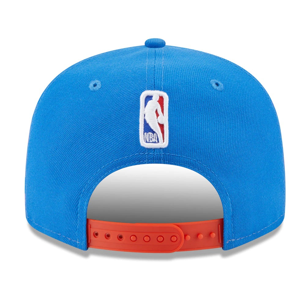 NEW ERA 9fifty kappe oklahoma city thunder nba back half, Orange