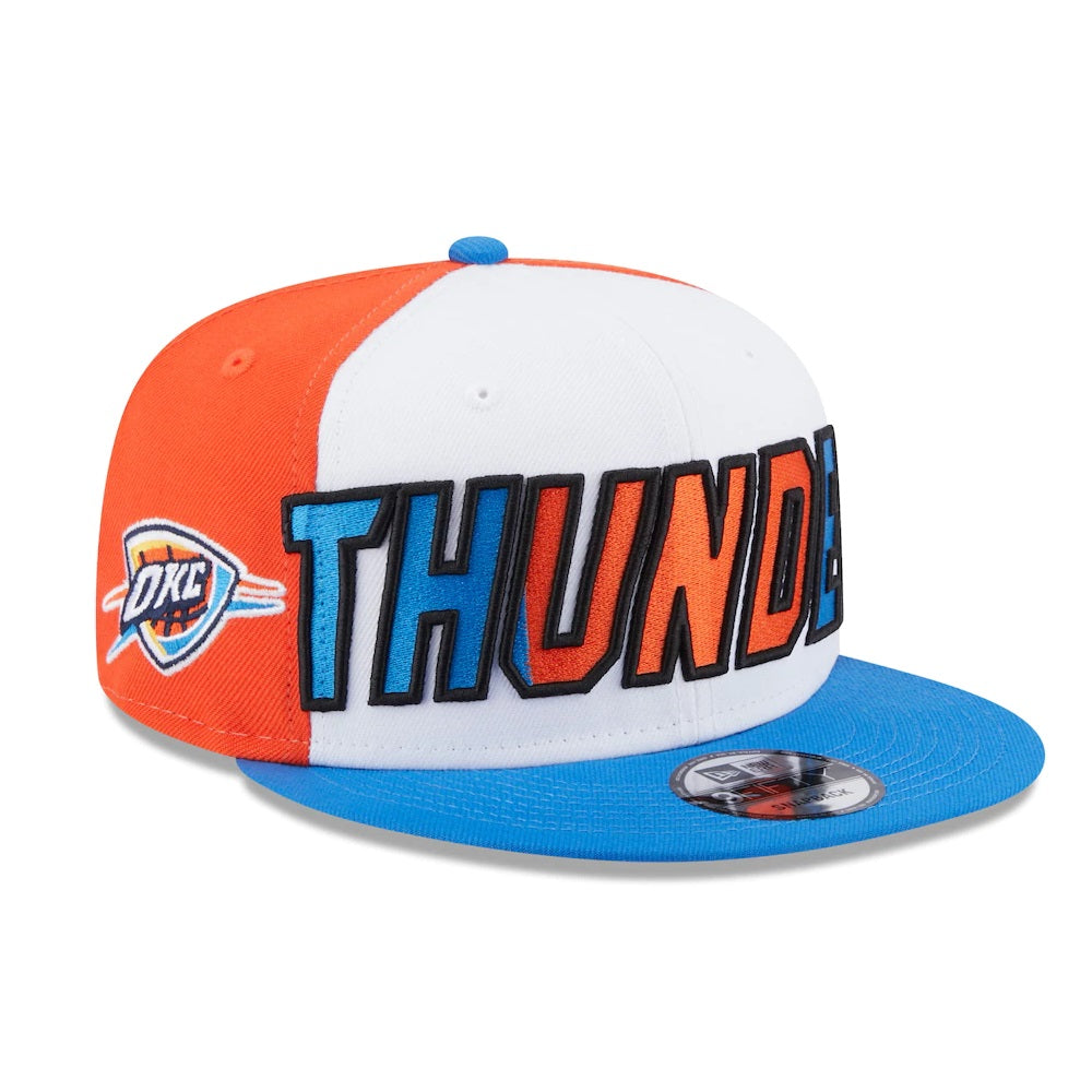 NEW ERA 9fifty kappe oklahoma city thunder nba back half, Orange