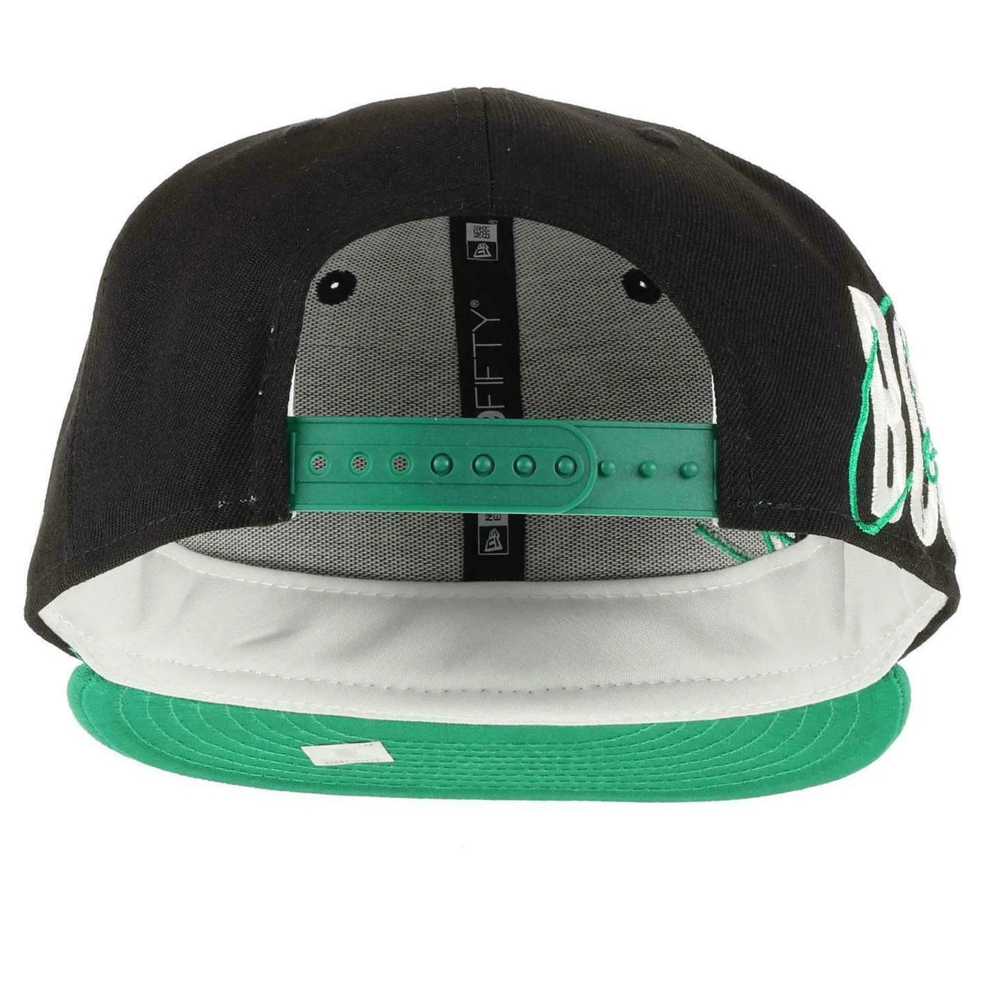 NEW ERA 9fifty kappe boston celtics side font, Schwarz