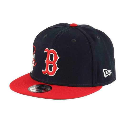 NEW ERA 9fifty kappe boston red sox side font, Blau