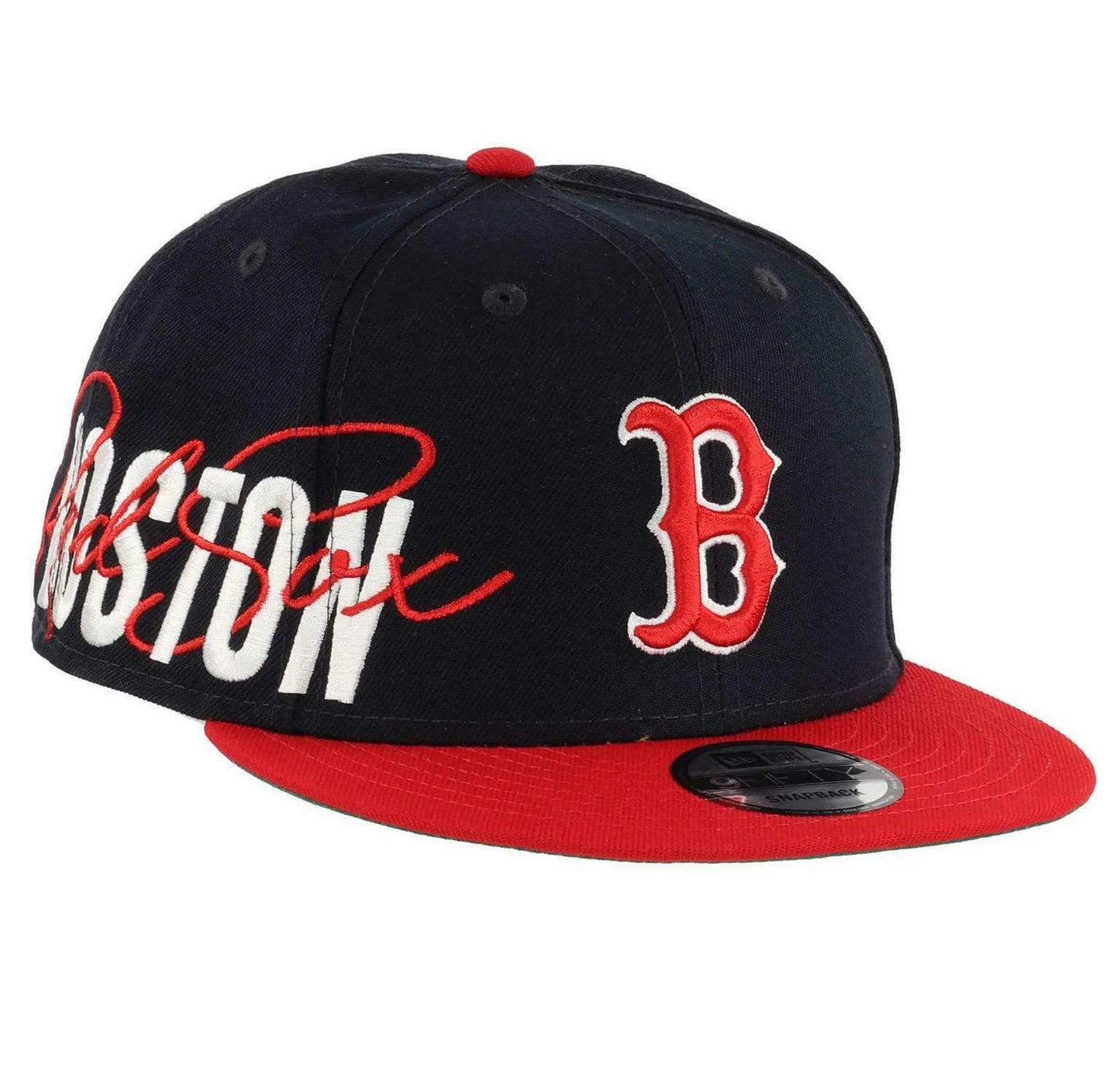 NEW ERA 9fifty kappe boston red sox side font, Blau