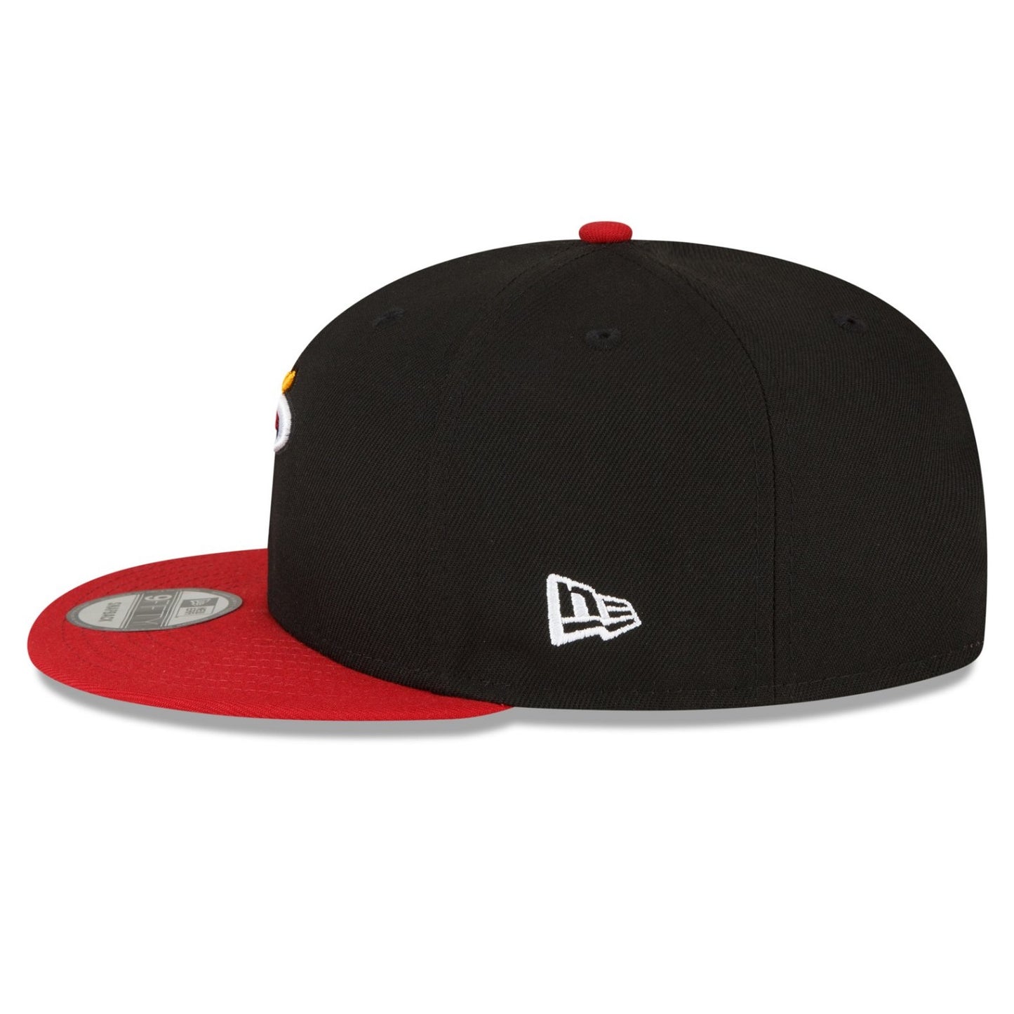 NEW ERA 9fifty kappe miami heat side font, Schwarz