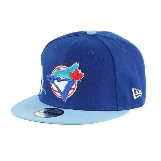 NEW ERA 9fifty kappe toronto blue jays side font, Blau