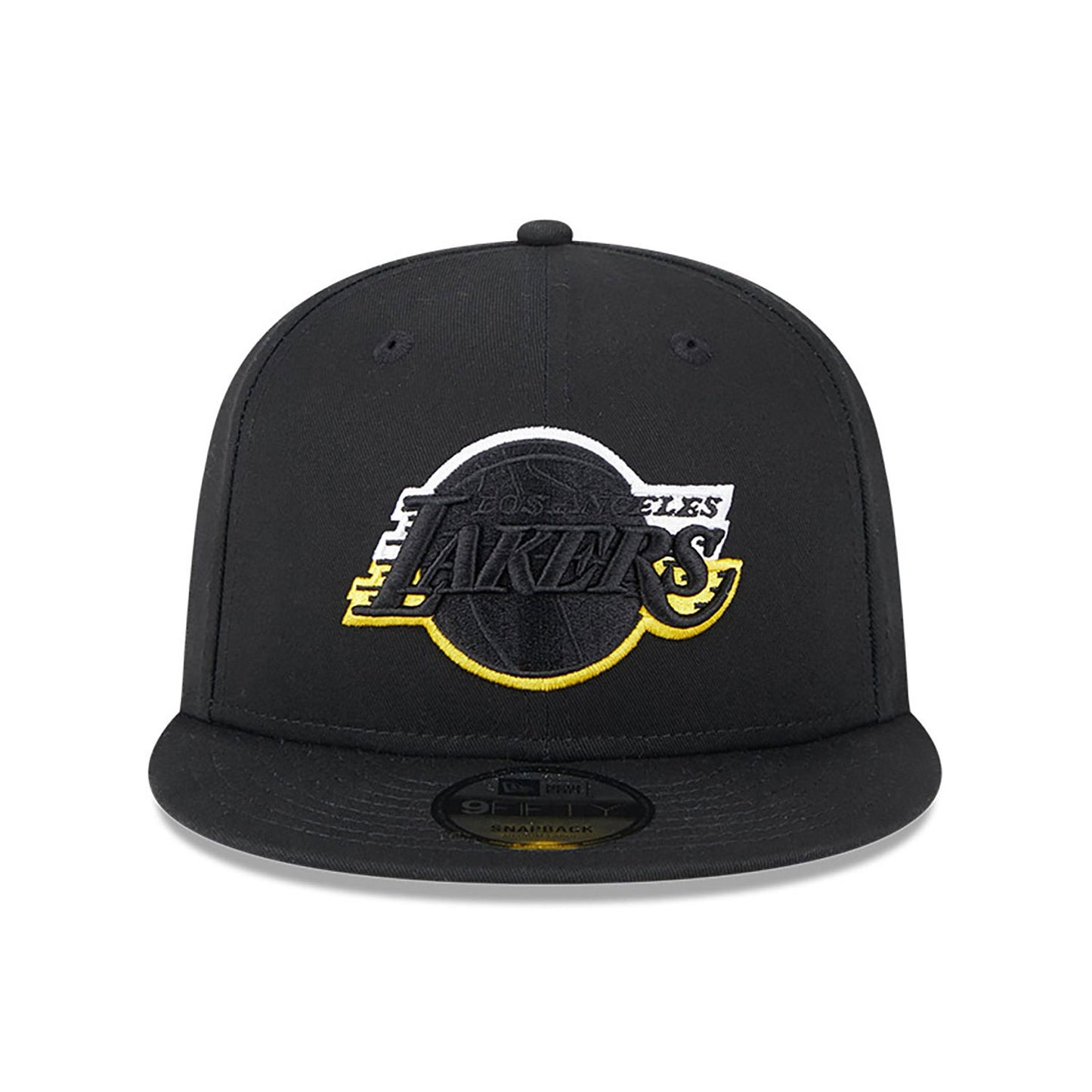 NEW ERA 9fifty kappe la lakers split logo, Schwarz