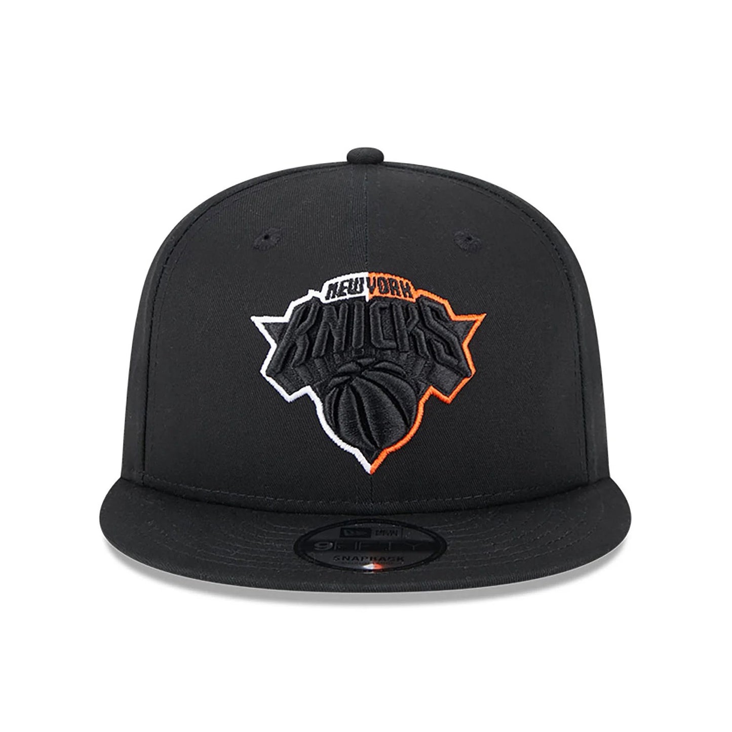 NEW ERA 9fifty kappe new york knicks split logo, Schwarz