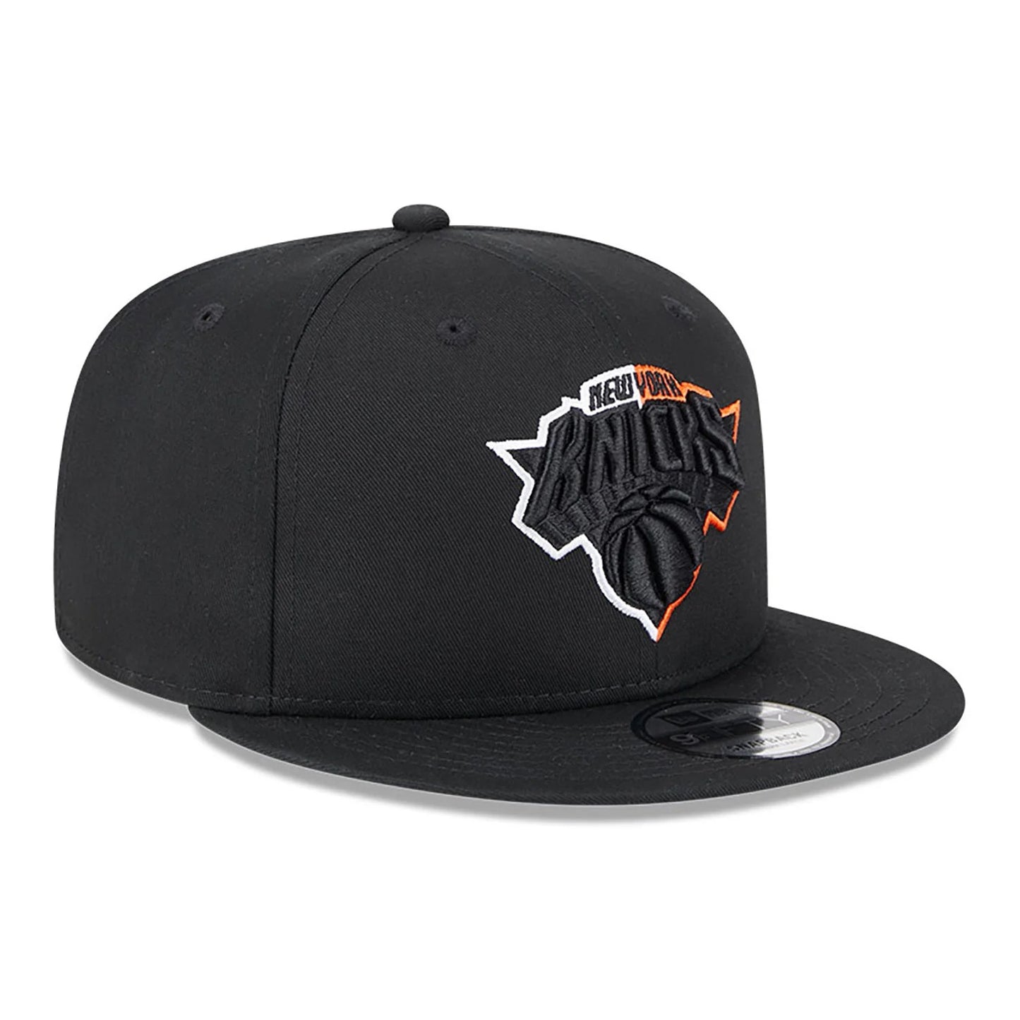 NEW ERA 9fifty kappe new york knicks split logo, Schwarz