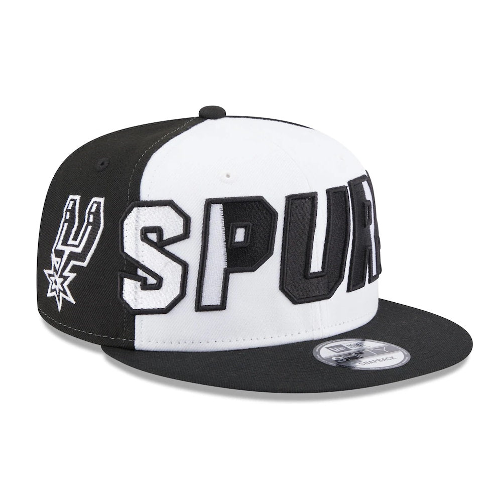 NEW ERA 9fifty kappe san antonio spurs nba back half schwarz