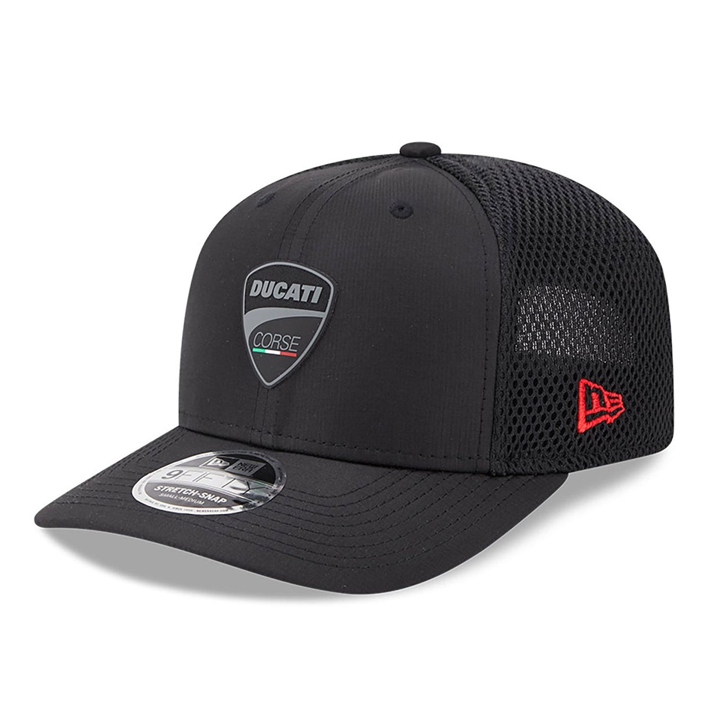 NEW ERA 9fifty kappe ripstop ducati motor, Schwarz