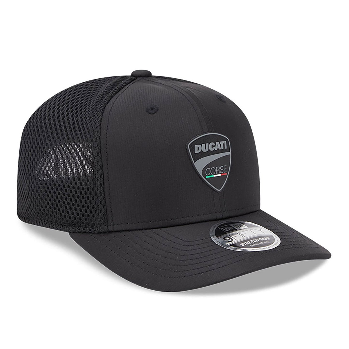 NEW ERA 9fifty kappe ripstop ducati motor, Schwarz