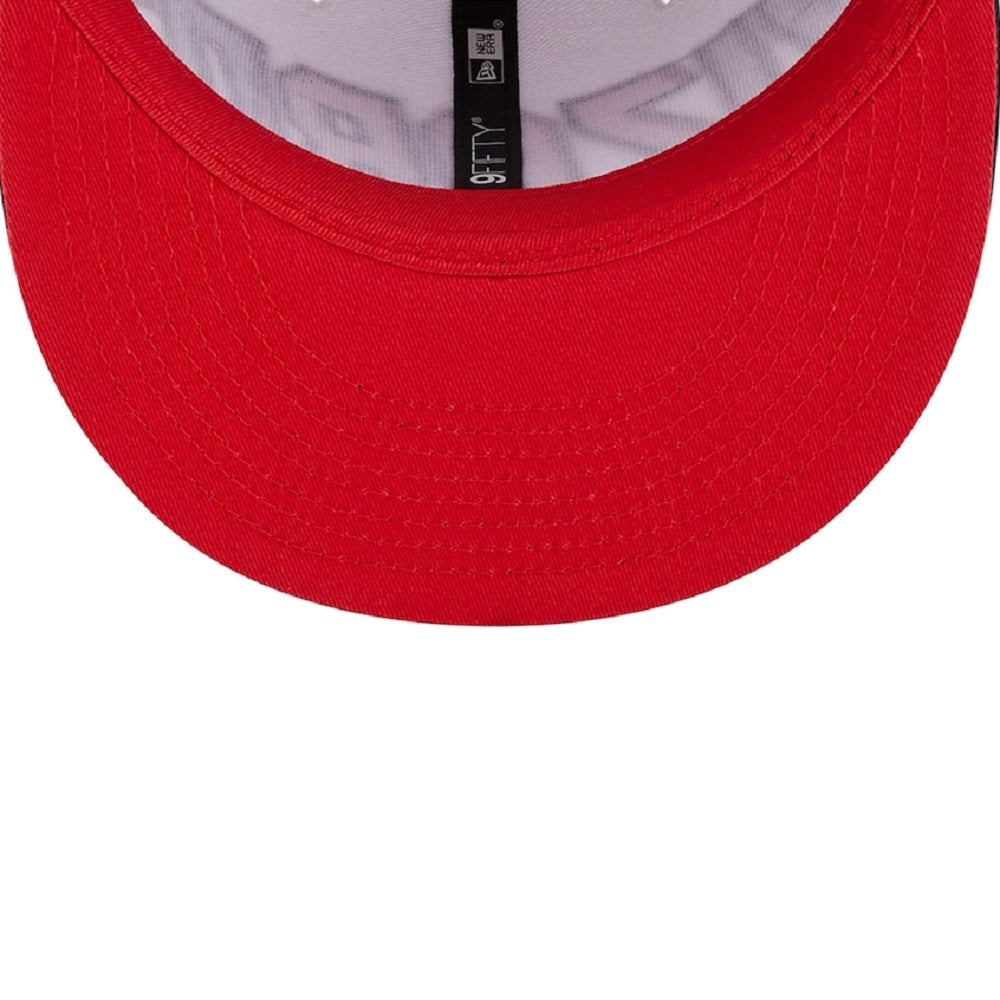 NEW ERA 9fifty kappe washington wizards nba back half, Rot