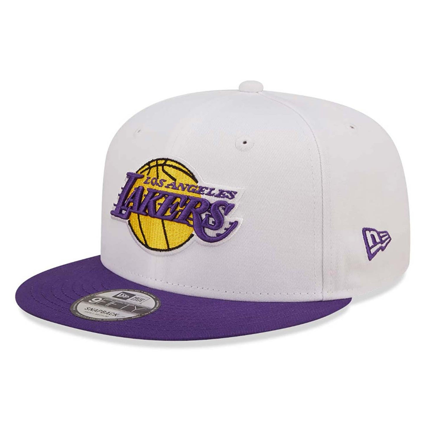 NEW ERA 9fifty kappe la lakers white crown team, Weiß