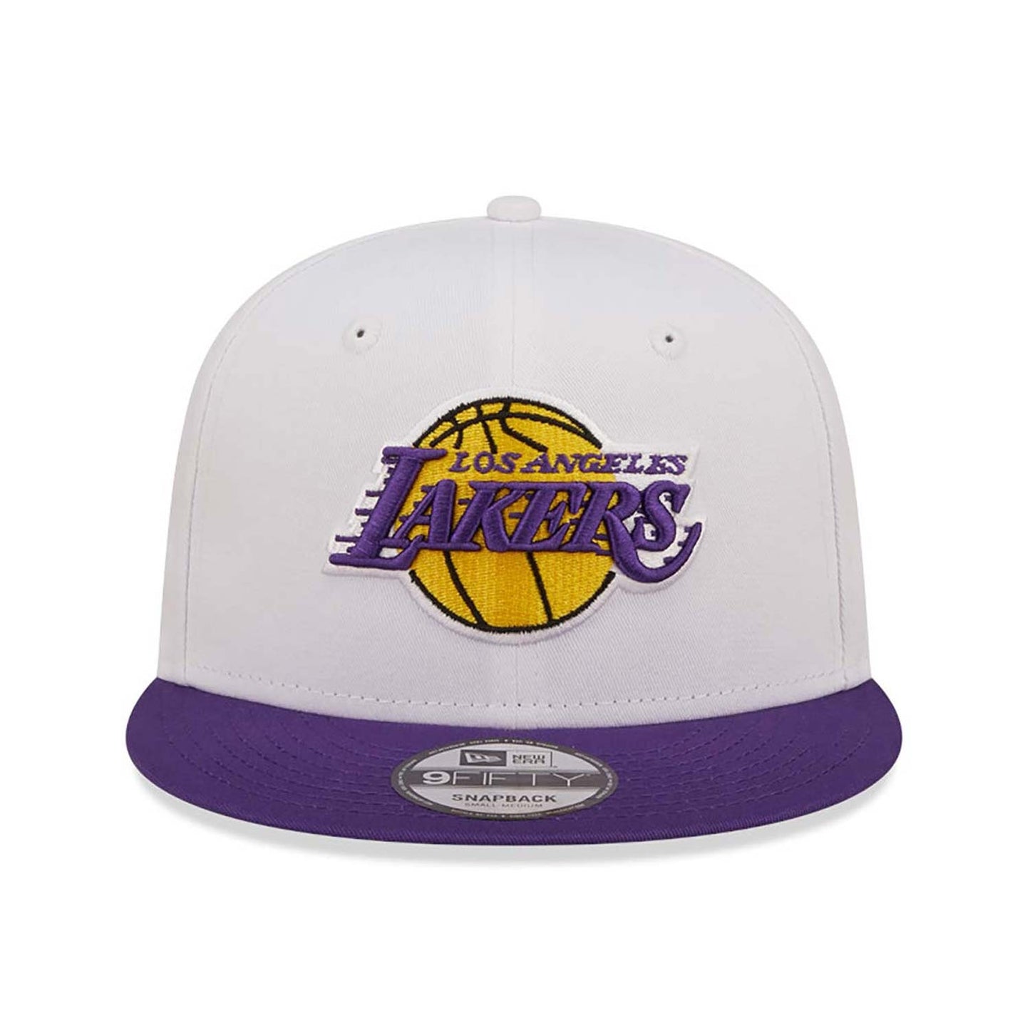 NEW ERA 9fifty kappe la lakers white crown team, Weiß