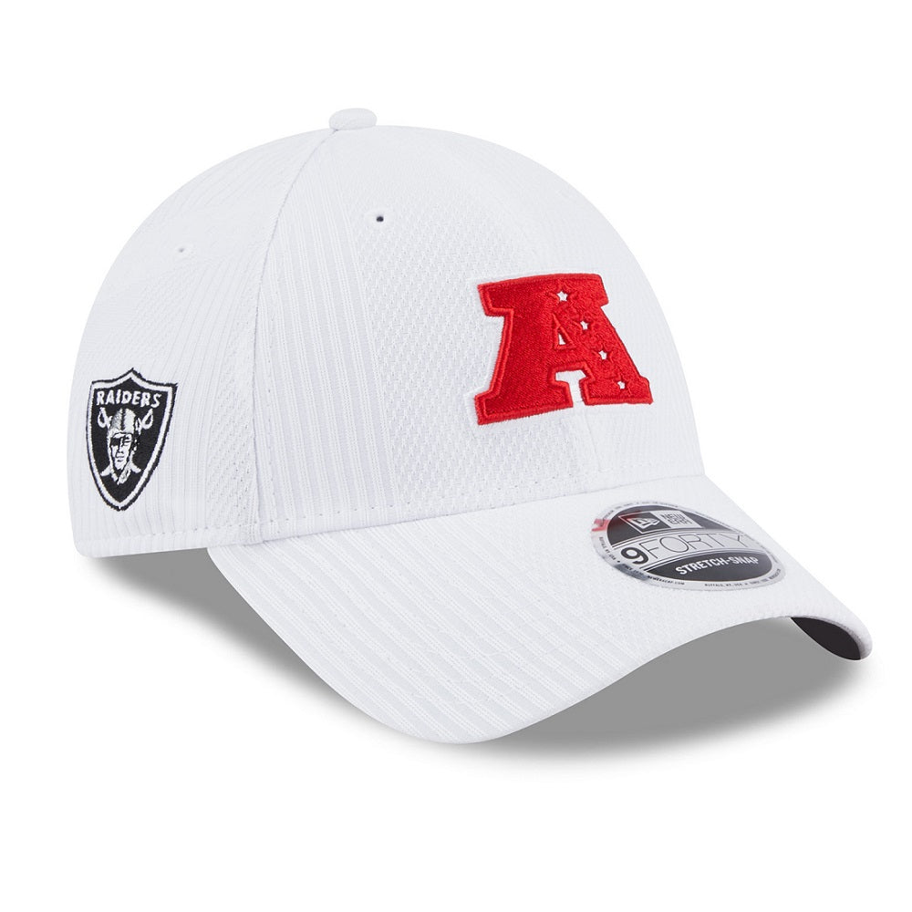 NEW ERA 9forty kappe las vegas raiders pro bowl, Weiß