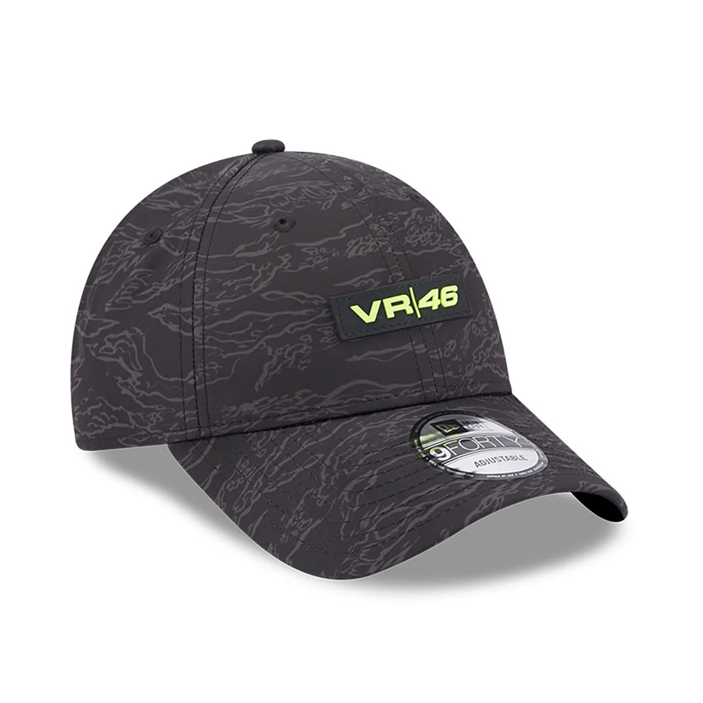 NEW ERA 9forty kappe VR46 all over print, Schwarz