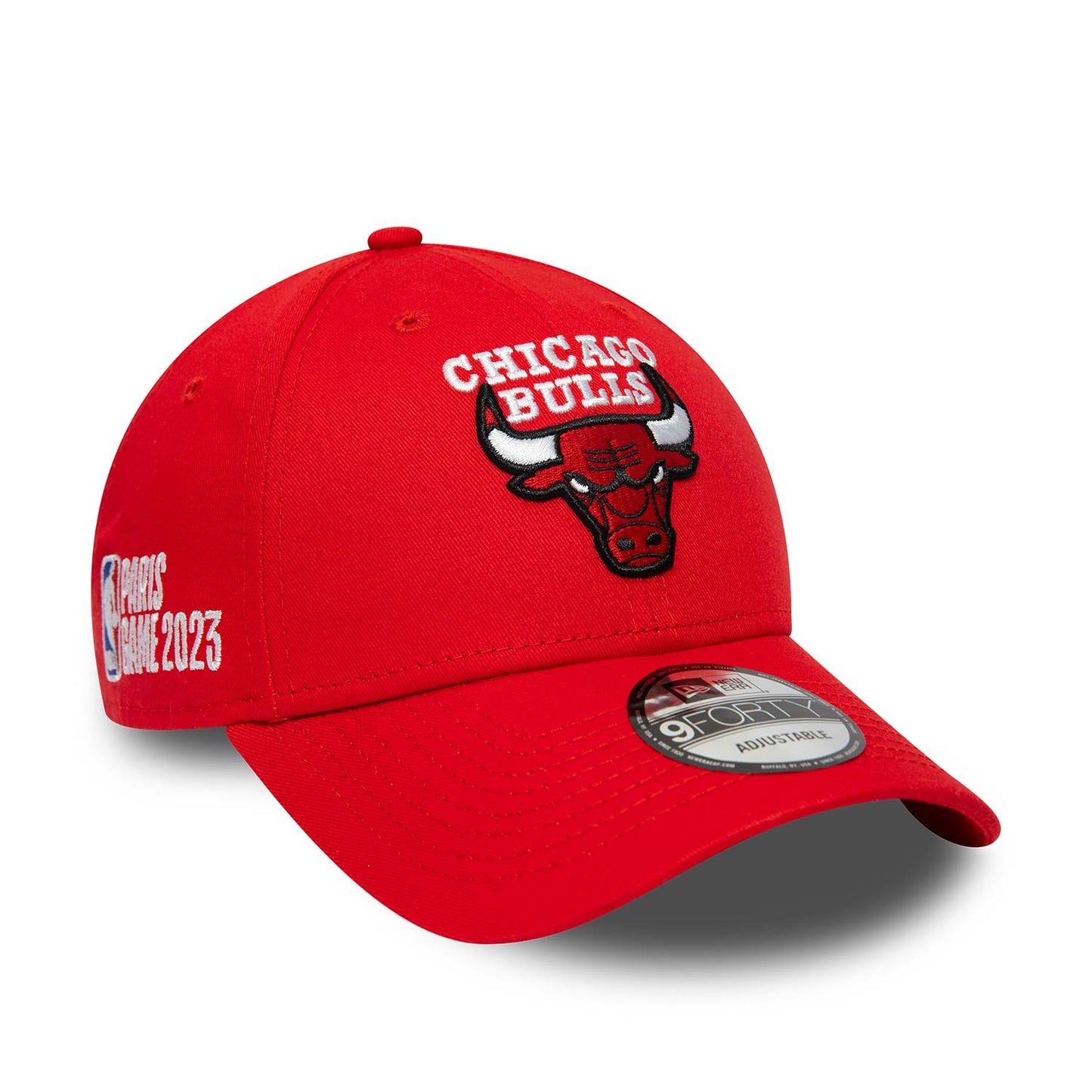 New Era, sapca rosie 9forty chicago bulls nba paris games