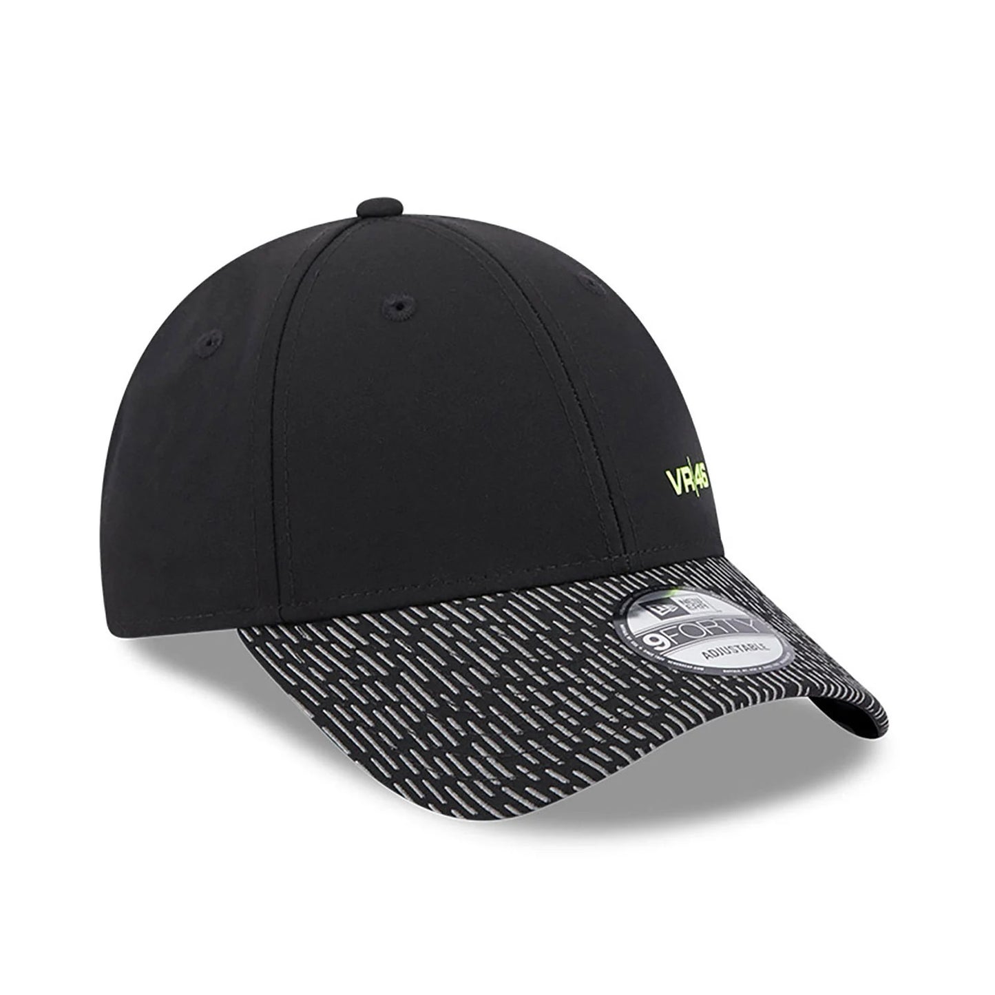 NEW ERA 9forty kappe VR46 reflective verstellbare, Schwarz