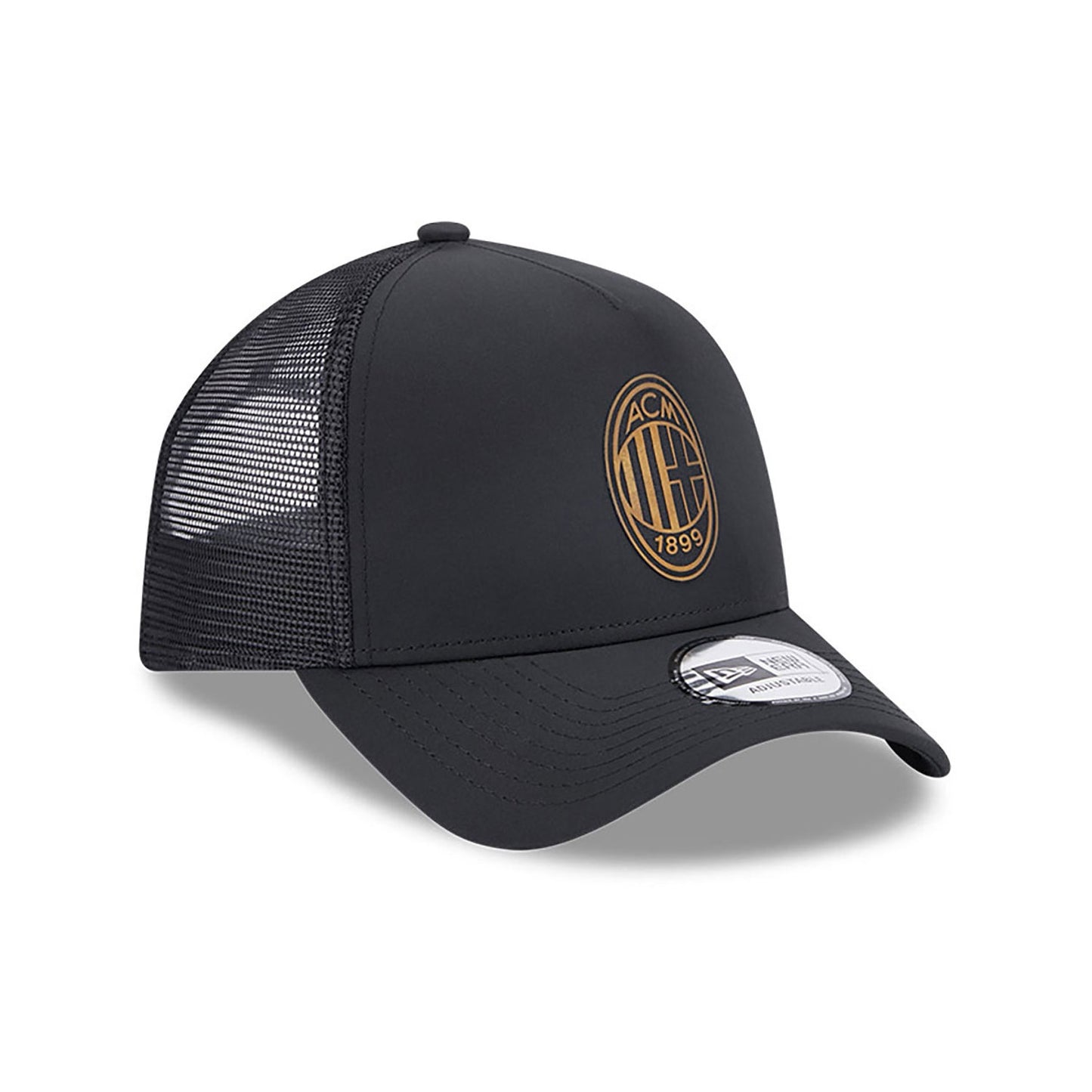 NEW ERA 9forty kappe ac milan a-frame trucker, Schwarz