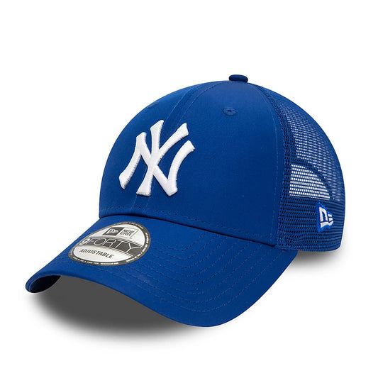 NEW ERA 9forty kappe new york yankees home field trucker, Blau